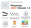 ZONT Climatic 1.2 Погодозависимый автоматический GSM / Wi-Fi регулятор (1 ГВС + 2 прямых/смесительных) с доставкой в Хабаровск